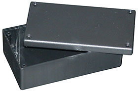 5.3in X 3in X 1.9in  Black Plastic Box Enclosure